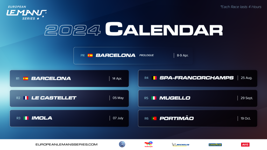 Le Mans Cup 2025 Calendar