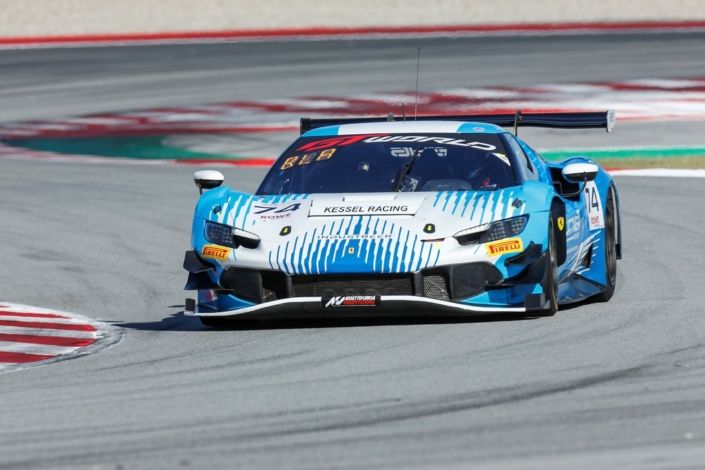 74 Kessel Racing-Ferrari 296 GT3-Dustin Blattner-Conrad Laursen-Dennis Marschall