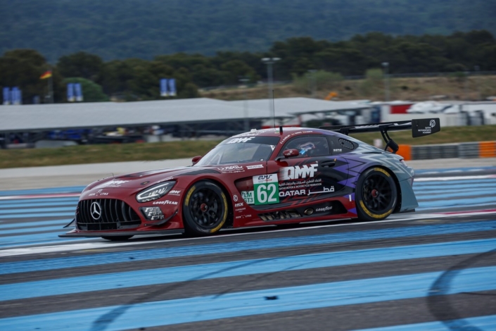 62 Team Qatar by Iron Lynx Mercedes AMG GT3 Evo-Maxime Martin-Julian Hanses-Abdulla Ali Al-Khelaifi